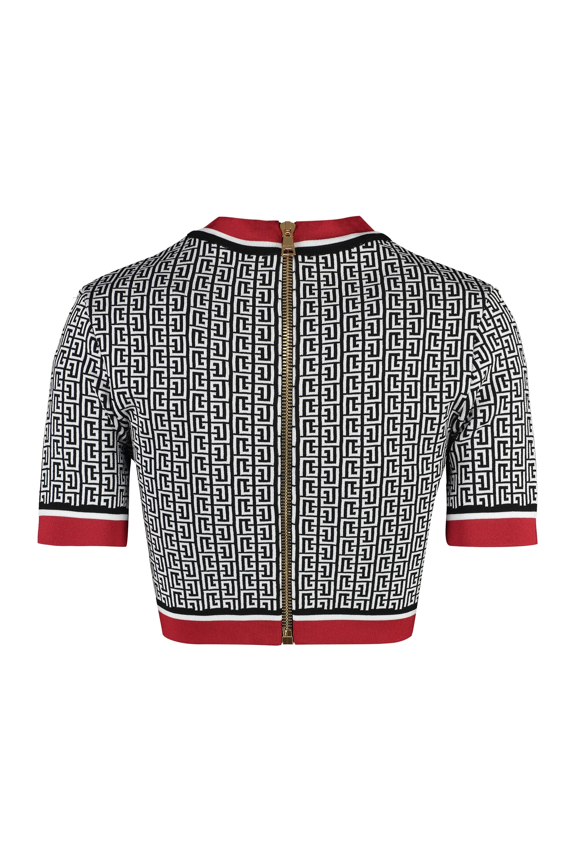 Balmain Crop top in jacquard