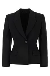 Black wool blazer    