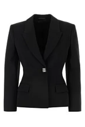Black wool blazer    