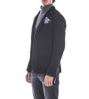Blazer con bottoni di metallo punta a lancia nero | BOB