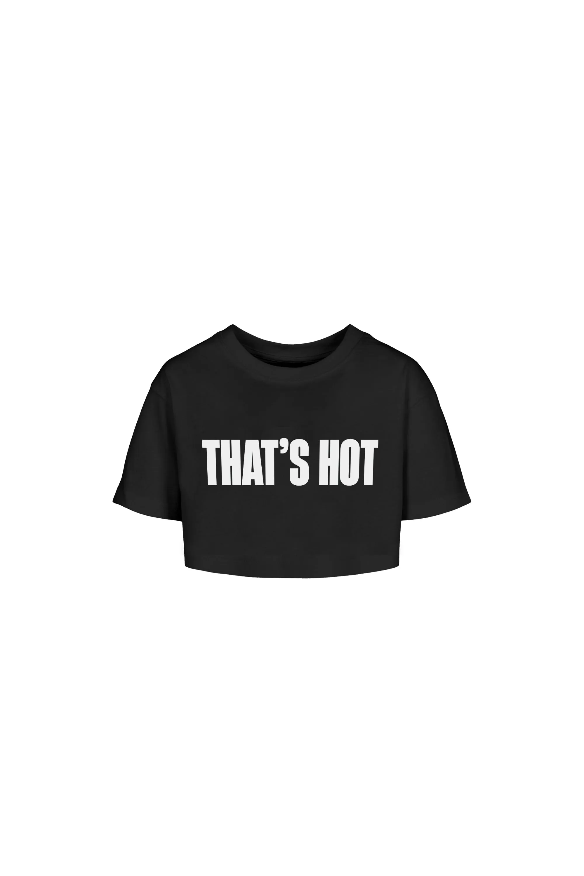 Crop Top “RESORT” Hot Black
