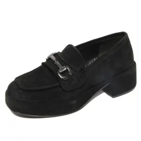 G3688 mocassino donna PONS QUINTANA black suede loafer women