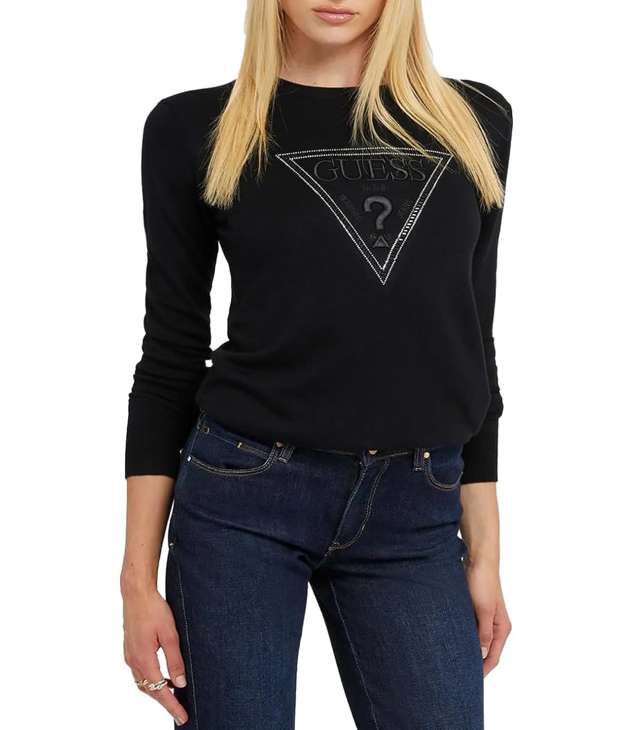 Guess Maglia Donna Mod. W3YR46 Z2NQ2 JBLK Black