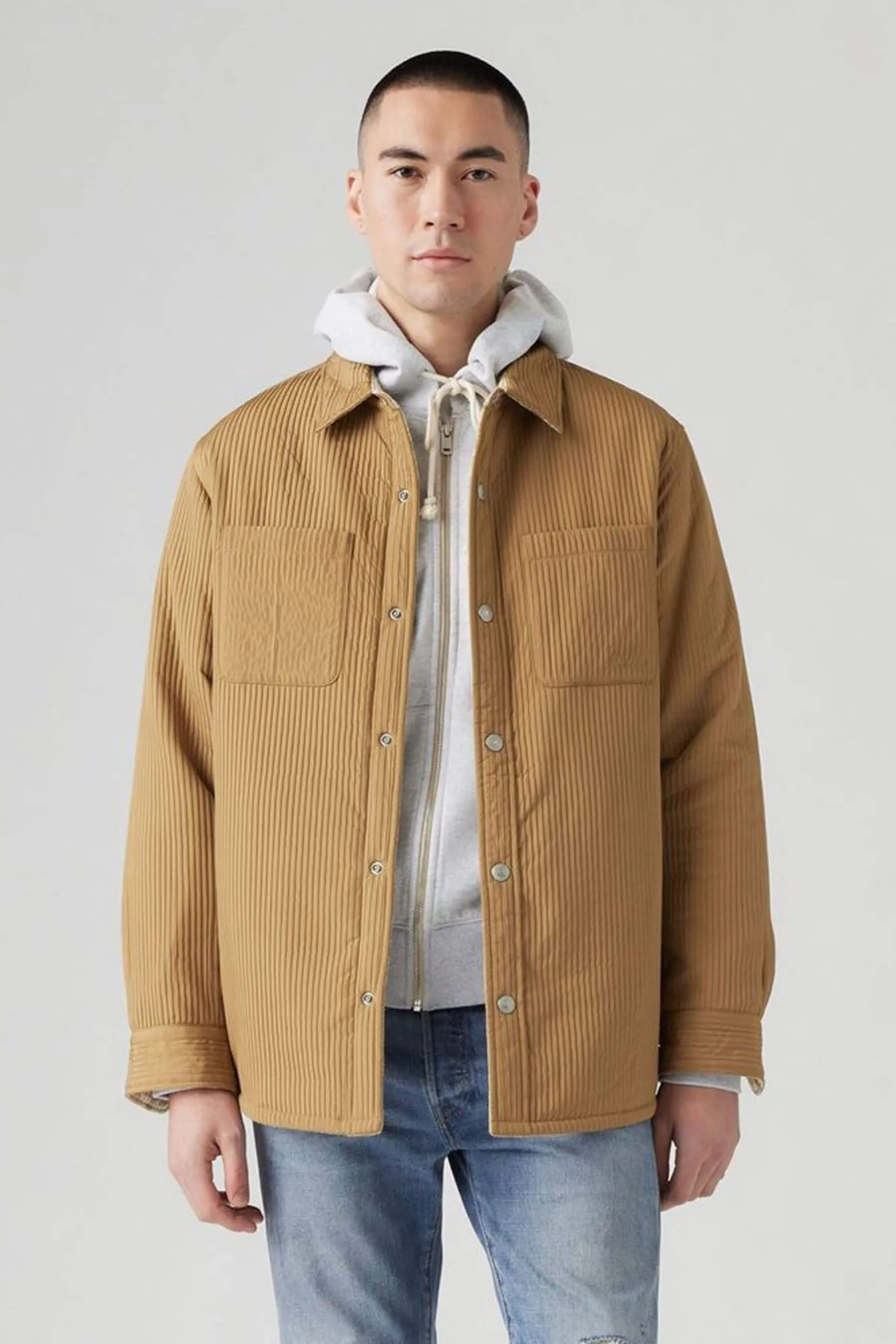 Levi's® Bryant Padded Reversible 100% Cotton Overshirt    