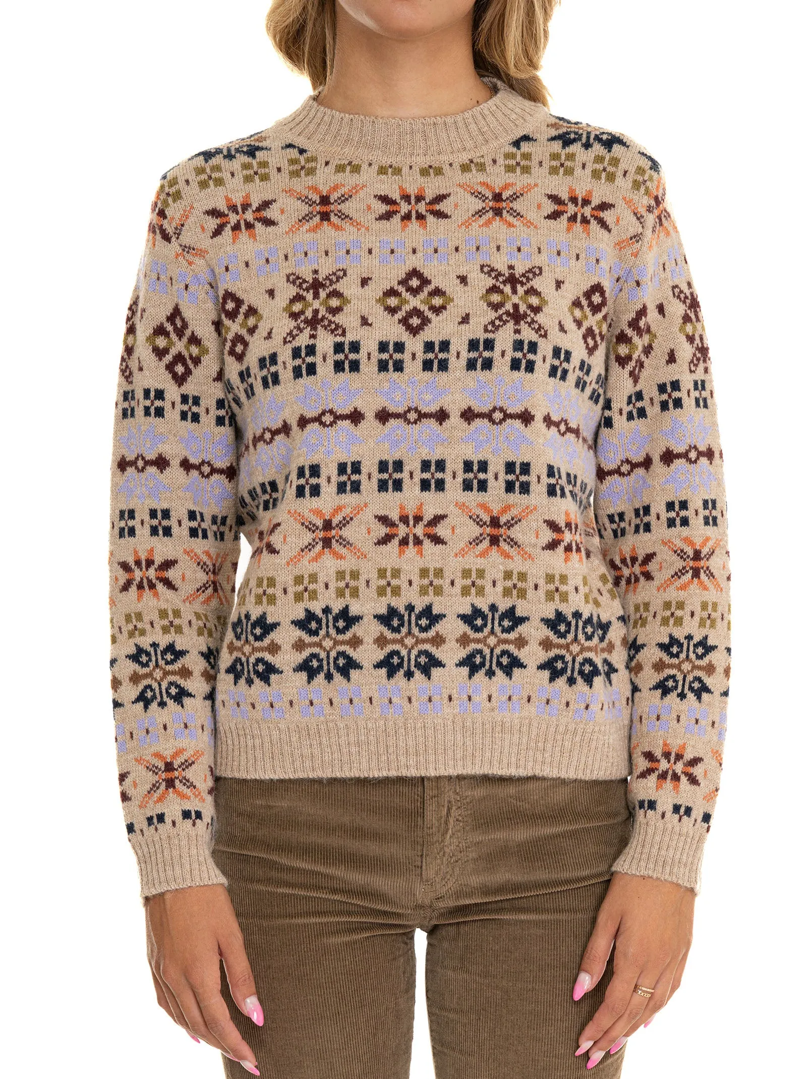 Maglia girocollo Paride Beige Weekend Max Mara Donna