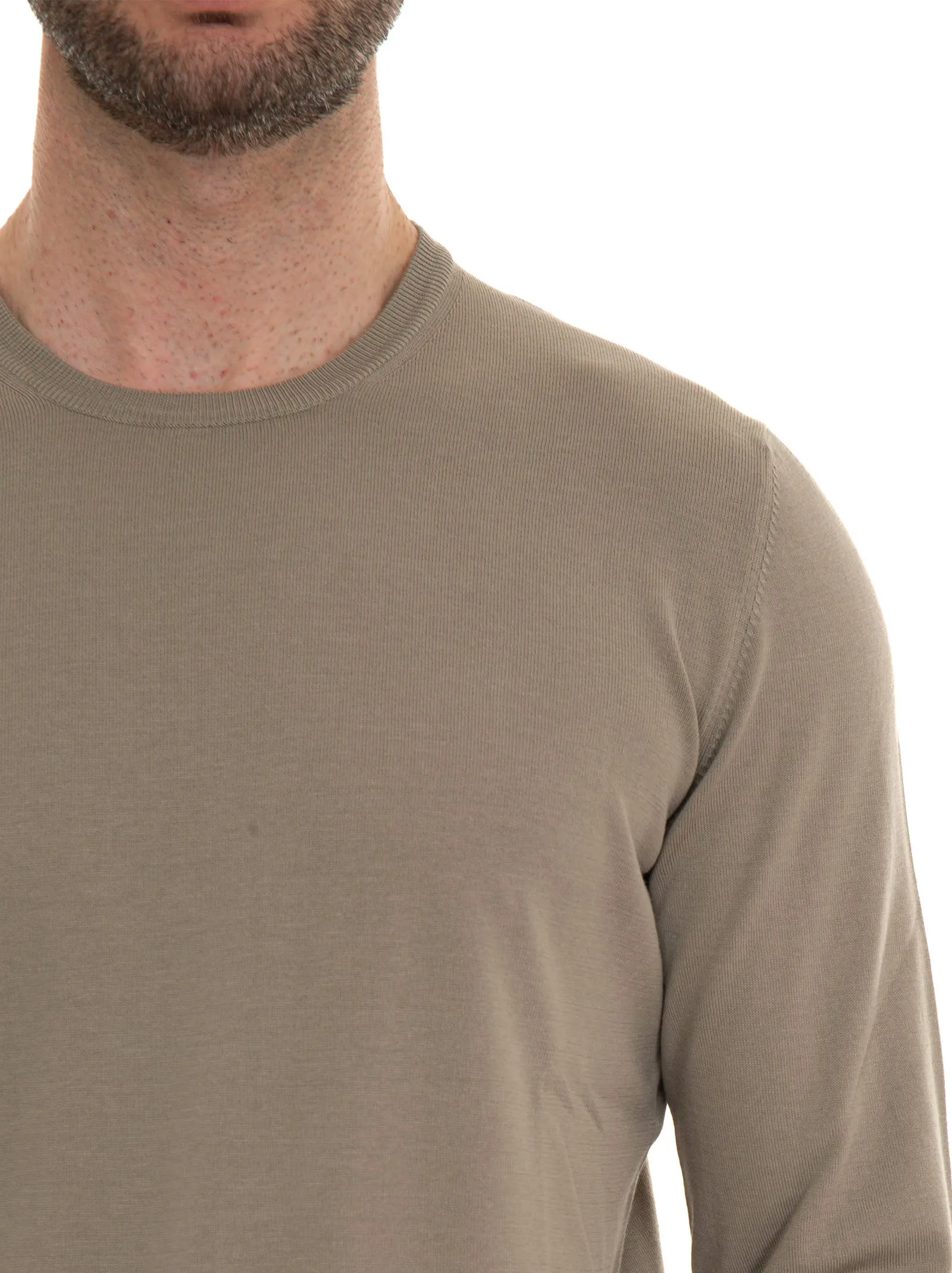 Maglia girocollo Taupe Gran Sasso Uomo