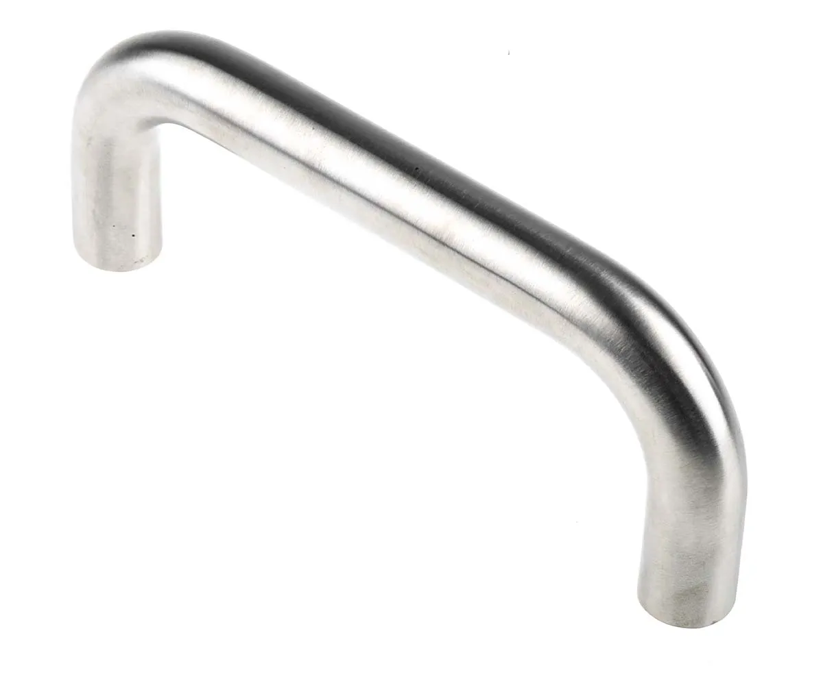 Maniglia Naturale in Acciaio inox RS PRO, effetto Satinato, 150mm x 19 mm