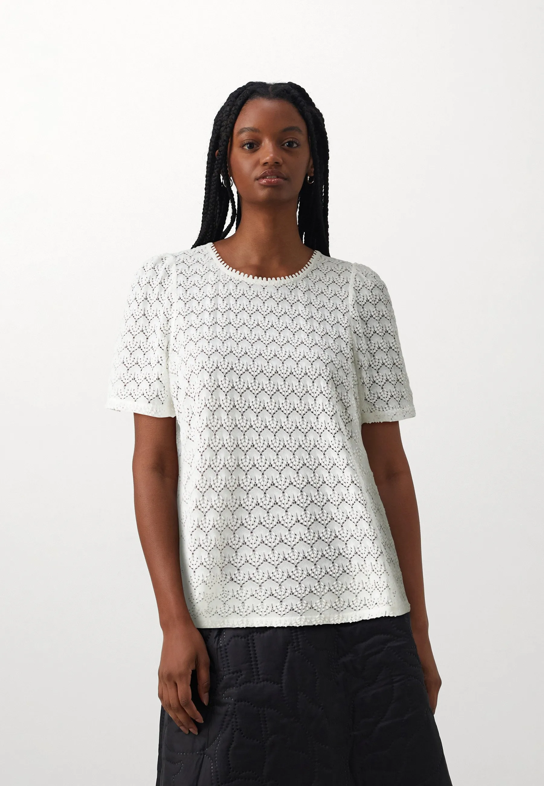 ONLLEA SS RUFFLES NOOS - Camicetta