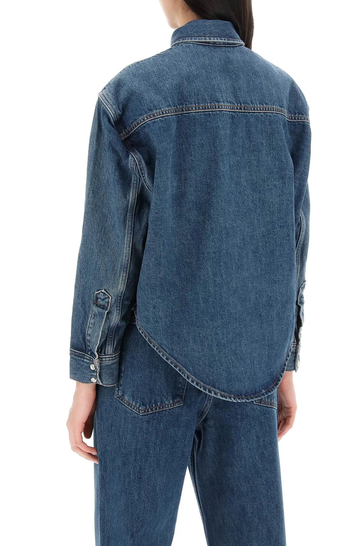 Overshirt Boxy In Denim