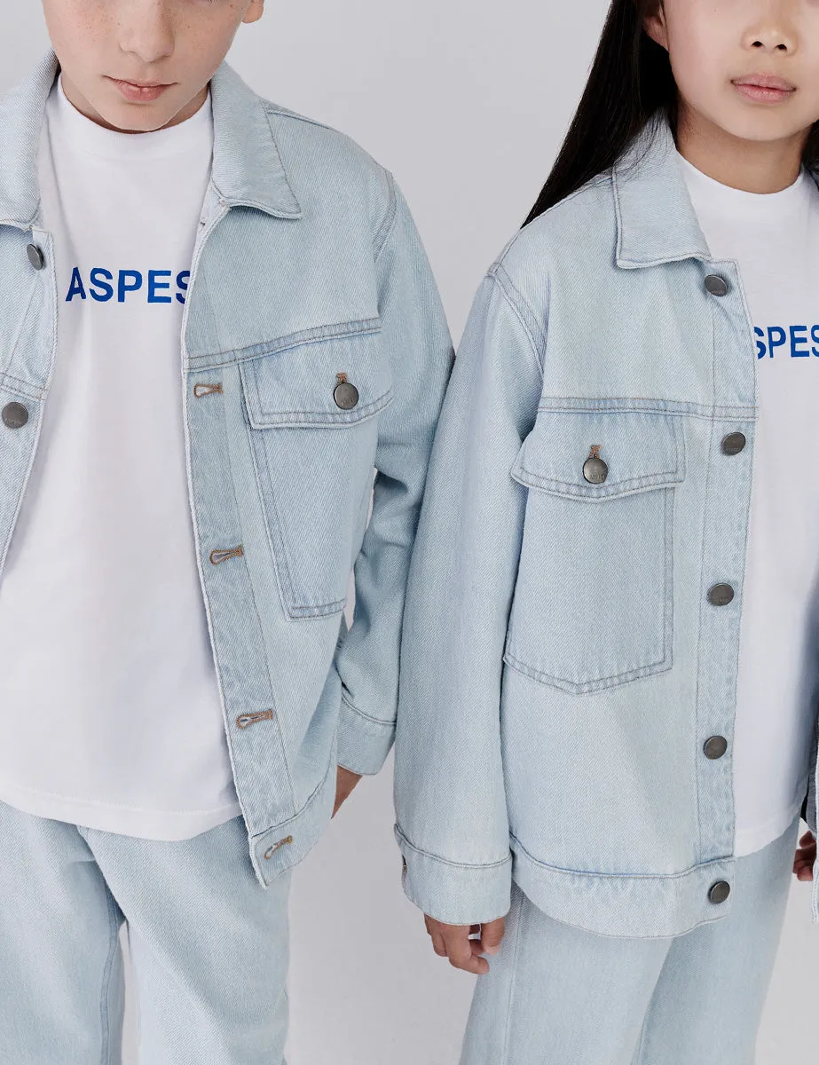 overshirt jeans denim bleached