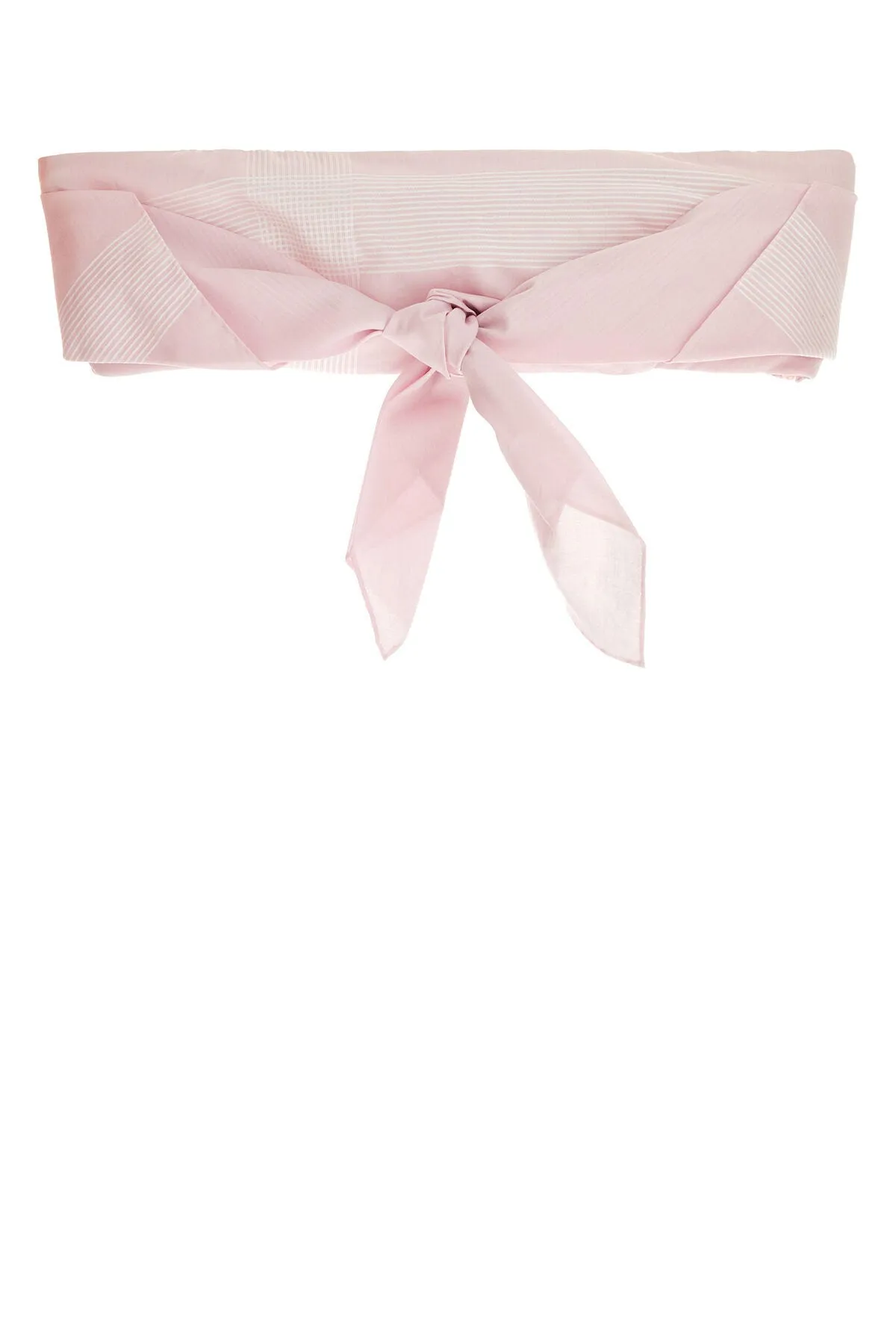 Pastel pink cotton crop-top    