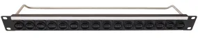 Patch panel Rack caricato 16 porte, 1U Rack