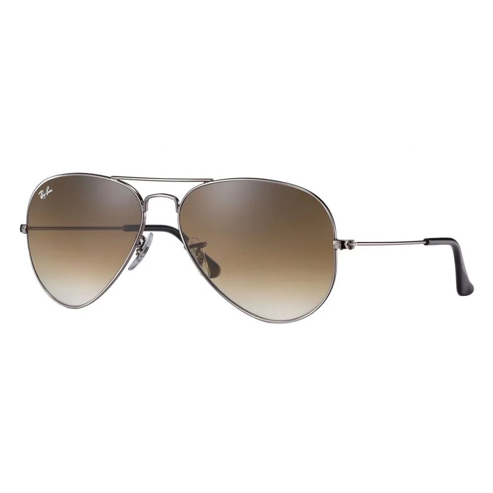 Ray-Ban - RB3025 004/51 - Original Aviator Gradient - Canna di Fucile - Lente Marrone Chiaro - Occhiali da Sole - Eyewear