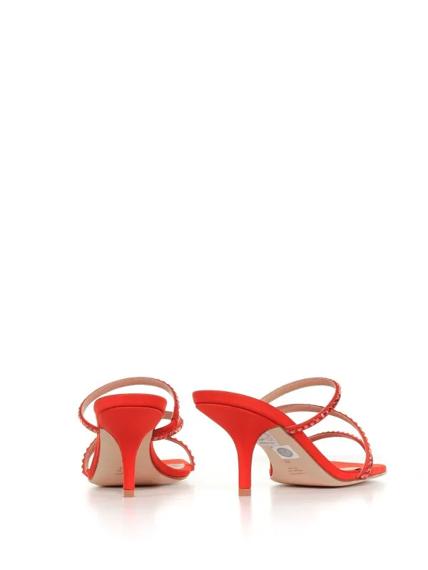Sandal with rhinestone detail