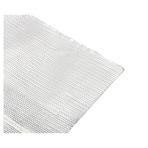 Schermo termico THERMO RACING in tessuto di vetro alluminizzato 1000 °C autoadesivo, 1 m2