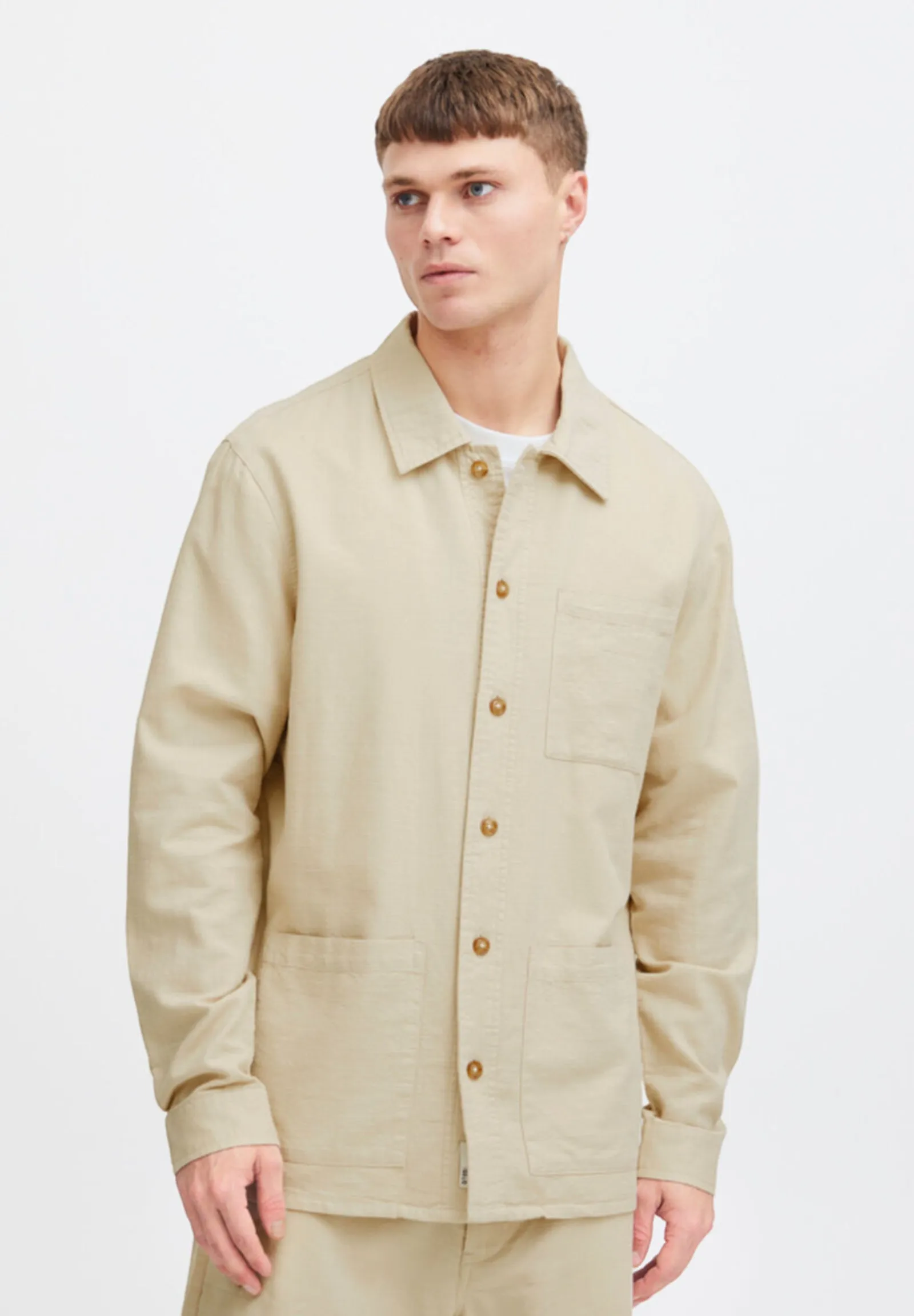 Solid Uomo Camicia Overshirt 21108205-130401 Verde