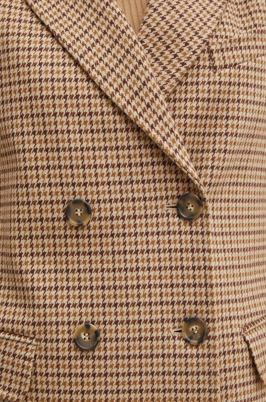WEEKEND max mara blazer sartoriale in tela di jersey FUNGHI