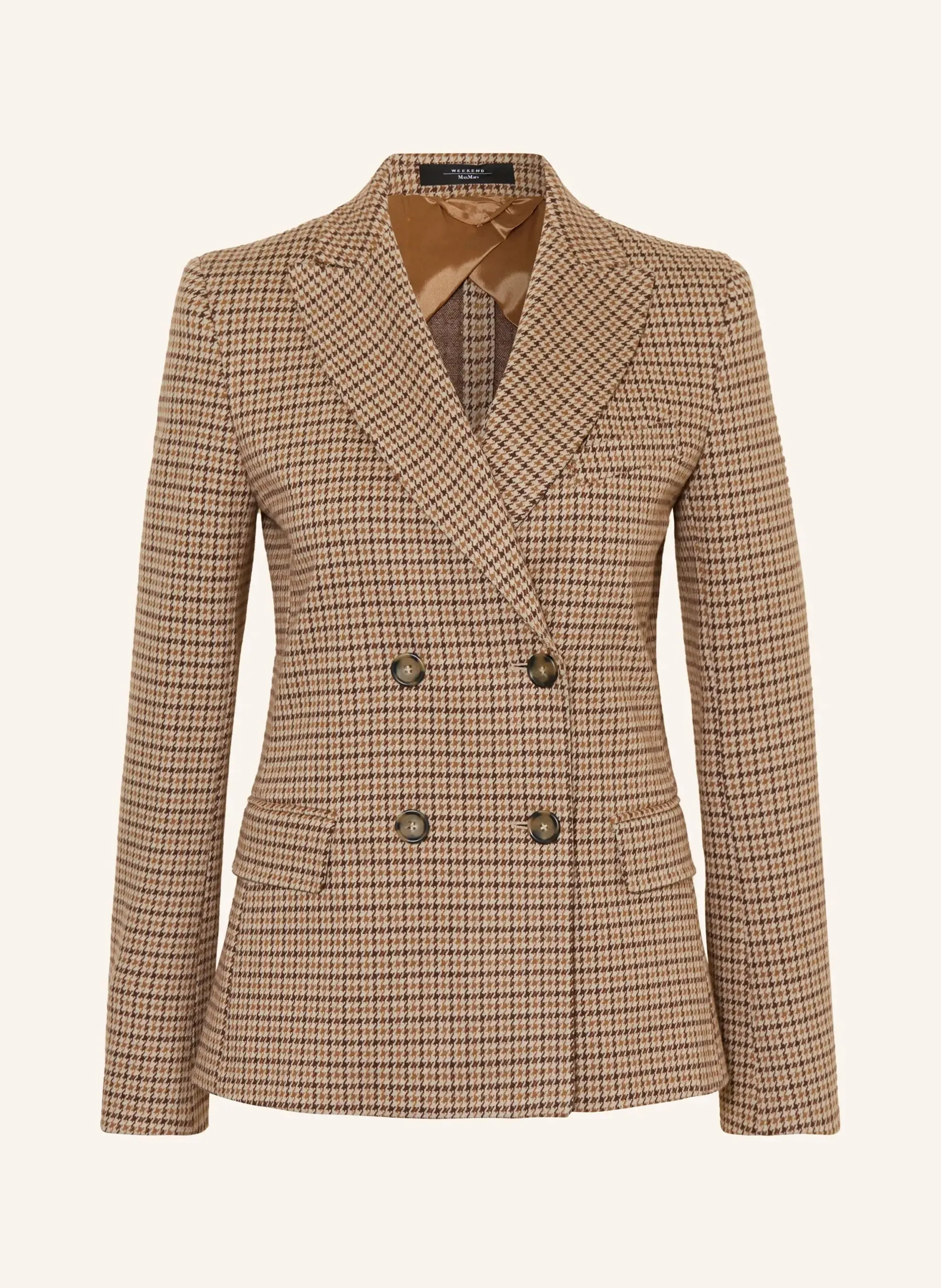 WEEKEND max mara blazer sartoriale in tela di jersey FUNGHI