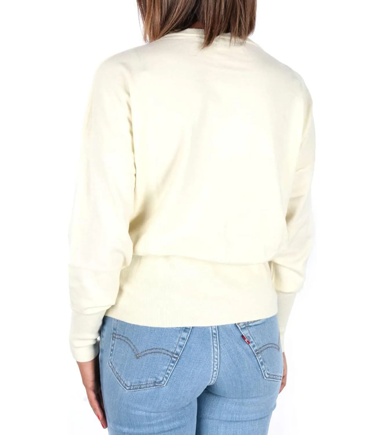 Yes Zee Maglia Donna Mod. M051 RU00 157 Avorio
